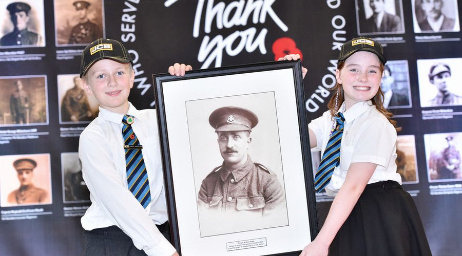 AutoTraderPlant's tweet photo. .@JCBmachines invites school to join rememberance of Great War alumni https://t.co/1smKWFbfl7 https://t.co/Moab8aFk8A