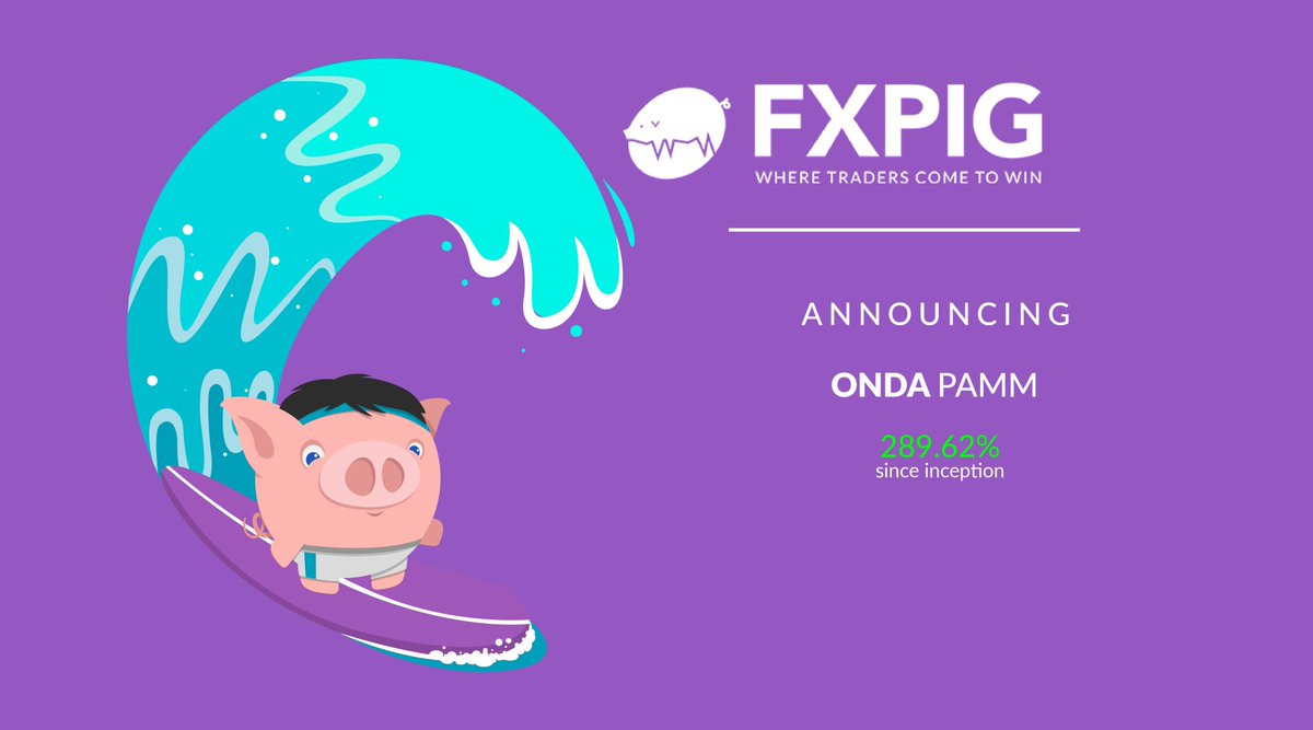 FXPIG TODAY - Announcing what might be very, very promising #FX Managed #PAMM, ONDA, +289.62% Since Inception 
fxpig.com/blog/onda-pamm…
#TRADER #FOREX #TRADING #FXPIG #financeandeconomy #investing #profit #investments #fintech #markets #exchange #finance