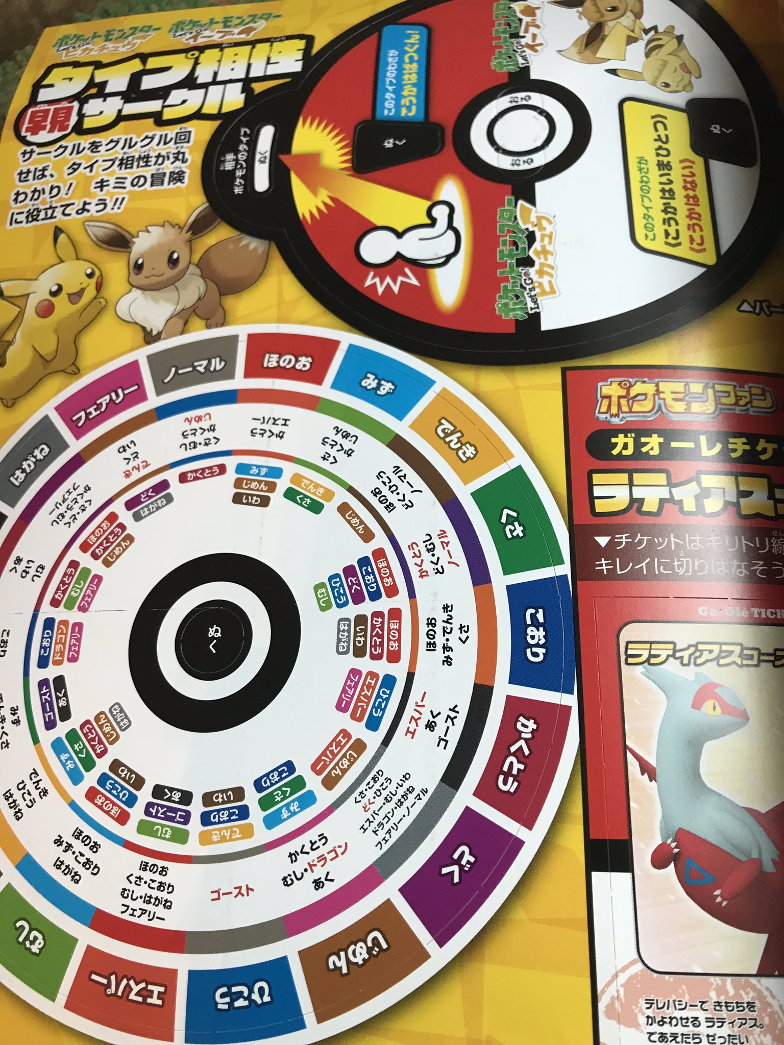 まり タイプ相性早見サークル欲しさにポケモンファンを購入 これ考えたかた凄すぎ 使いやすくて良き W オススメ ポケモンgo ポケモンファン T Co D8z0qiun5a Twitter
