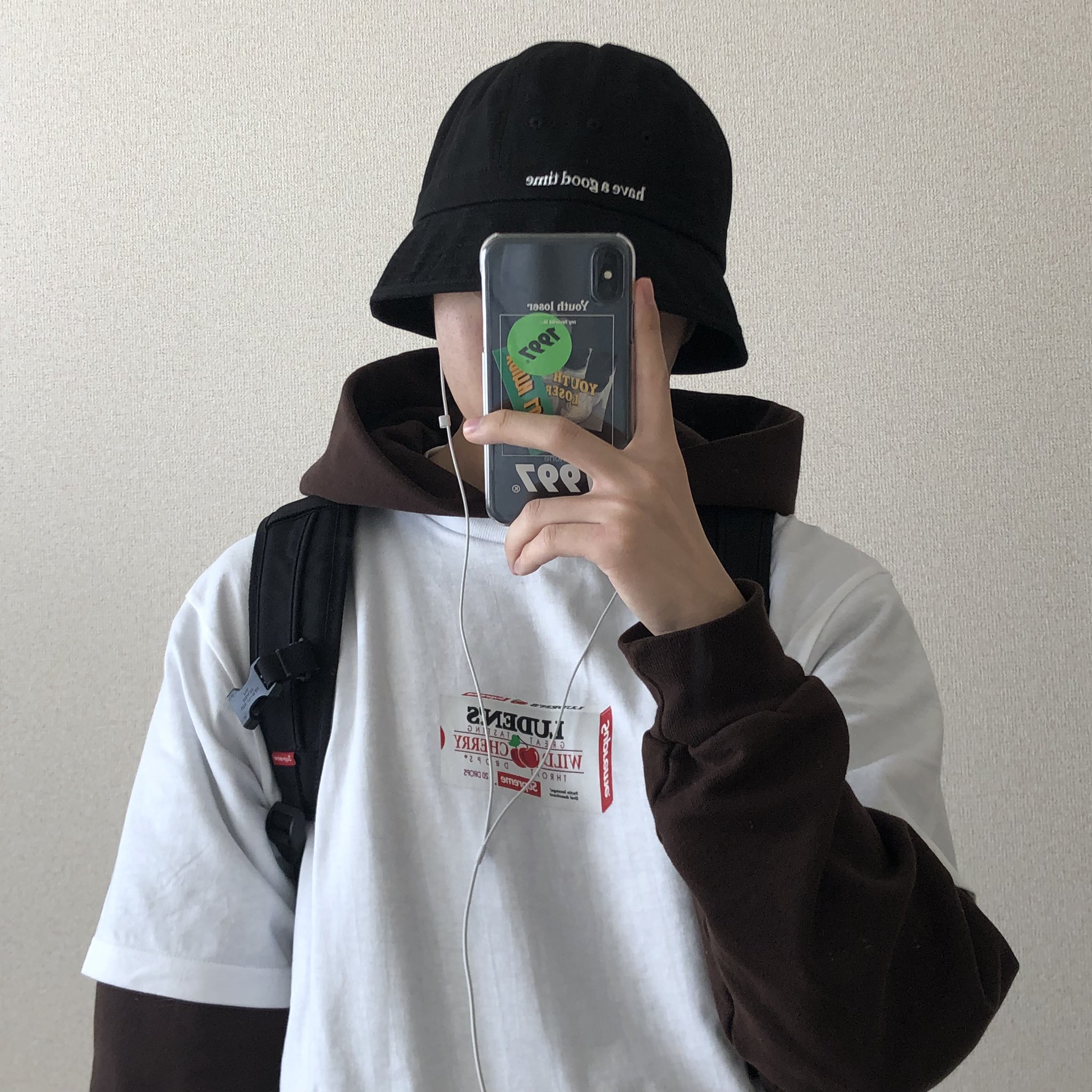 supremeバケハ （☆Supreme☆クラシックロゴ チノツイル