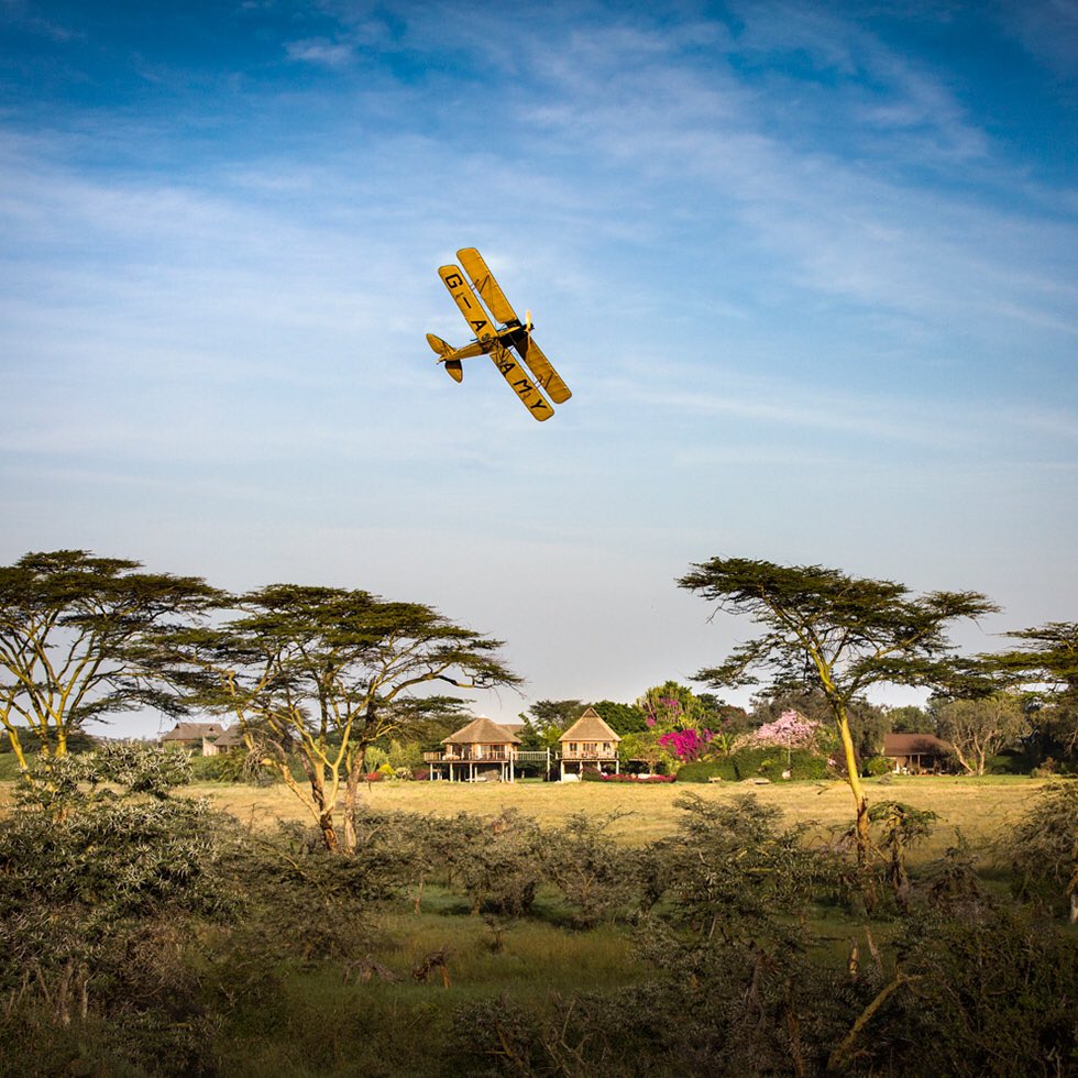 Jochen Zeitz and his G-AAMY plane in Kenya 🇰🇪 @SegeraRetreat  @JochenZeitz @ZeitzFoundation @AngamaSafari