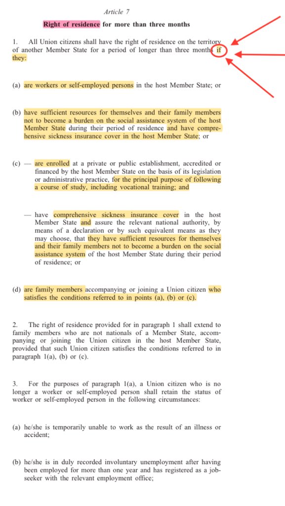 julianhitchcock's tweet photo. @Anna_Soubry @sajidjavid @BBCr4today Please keep sharing the current EU rules on settlement, under Directive 2004/38.  https://t.co/FBVxmJgx0j https://t.co/dC0j8fVt65