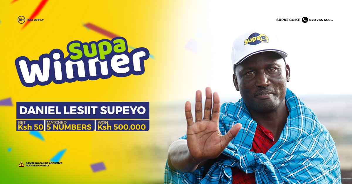 Supa5ke's tweet photo. Time to join on the Winning team! 
Linganisha Number zako Tano ujishindie hadi Ksh 10,000,000 in 10 Minutes https://t.co/q1BDTi01Vf