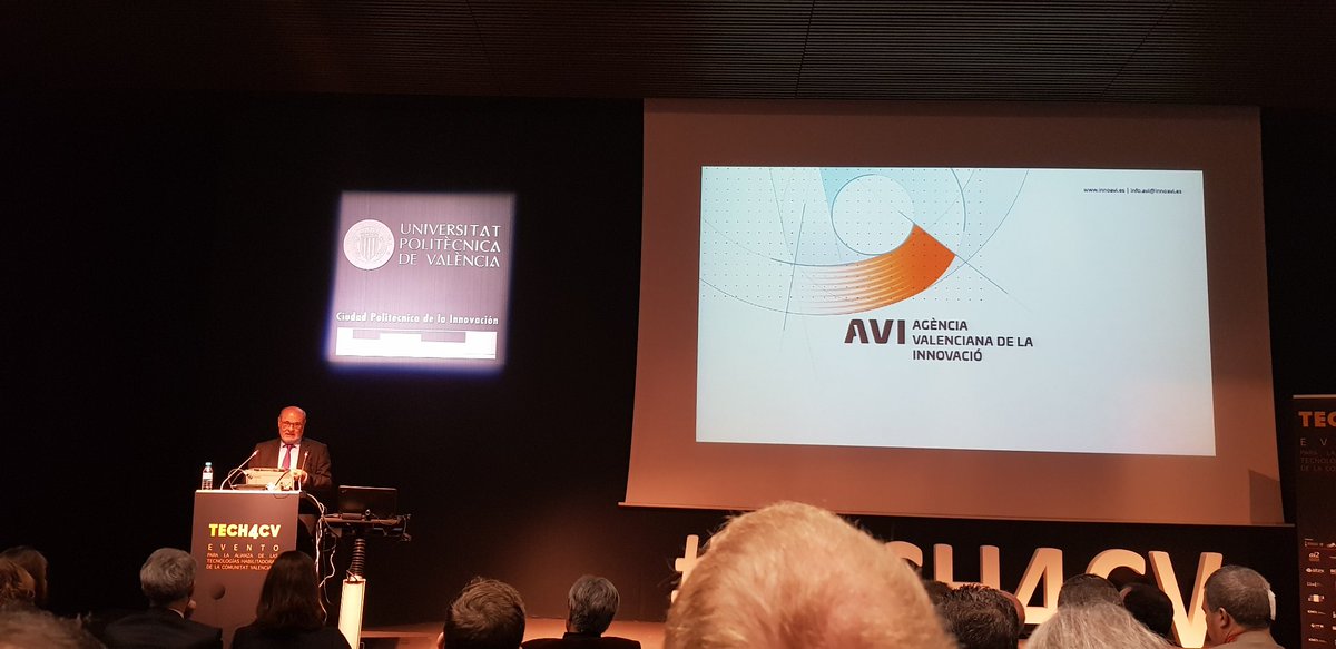 DavidMSimarro's tweet photo. En la jornada de presentación  de la alianza de tecnologías por la nueva economia TECH4CV en la UPV hablando del impacto de las tecnologias en la competitividad empresarial  @ainiatecnologia https://t.co/e5fMOPP67I