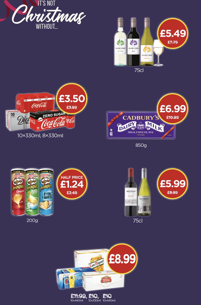 Some great offers in-store currently. From everyday essentials to your must have party food &amp; drink! 🍷 🍫 🍺 

Come in-store &amp; have a look for yourself! Please remember to “FOLLOW” us &amp; RT our posts so all your family and friends can see our great offers!

#Newbury #ShopLocal