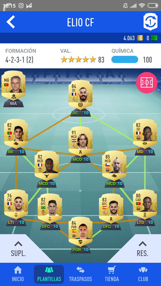 Mi humilde equipo #Fifa19 #FUTMAS #FUT #FUT19 #FIFA #gamer #gamerPs4 #gaming #game #sony #playstation #play #playstationgamer #hobby #vicio #videojuegos #pique