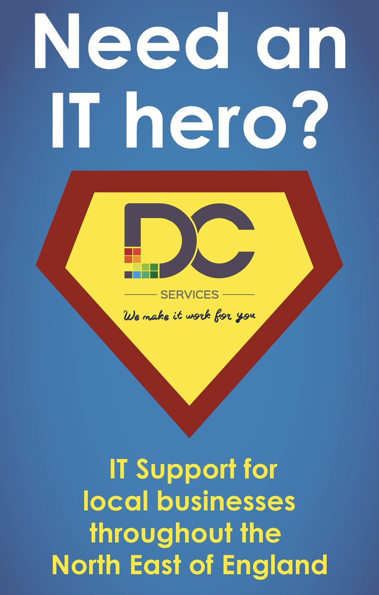 Not all superheroes 🦸🏻‍♂️ 🦸‍♀️ wear capes... so if your business needs an IT hero give us a call and we’ll be there in a flash ⚡️💫⚡️ 01916450607