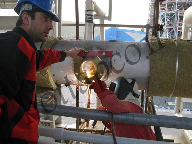 hottapco's tweet photo. Fitting up and welding Saddle nipple on the pipe, to do Hottap operation
saddle nipple is a pipe fitting is used for branching on the pipe
#saddle_nipple #split_tee
#saddle #nipple
#saddlenipple #hottap
#hottapping #hottap_operation https://t.co/8TwrFVzJKe