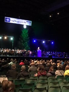 KenGreenshields's tweet photo. Proud to join Coop colleagues volunteering at the St Oswalds Hospice ‘Light up a Life’ event in Newcastle last night. Beautiful way to celebrate the lives of loved ones #thecoopway #beingcoop https://t.co/jHKpBppmjh