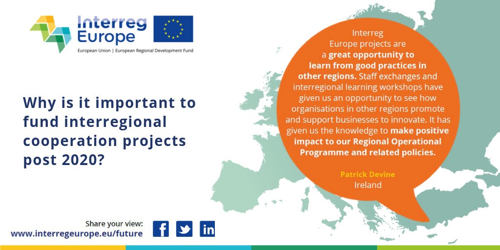 2018 is almost over, but looking ahead, one thing is certain: #interregionalcooperation will continue to deliver benefits &amp; positive impact in the regions around Europe. But what will the #future of interregional cooperation look like? 

You tell us!  interregeurope.eu/future/
