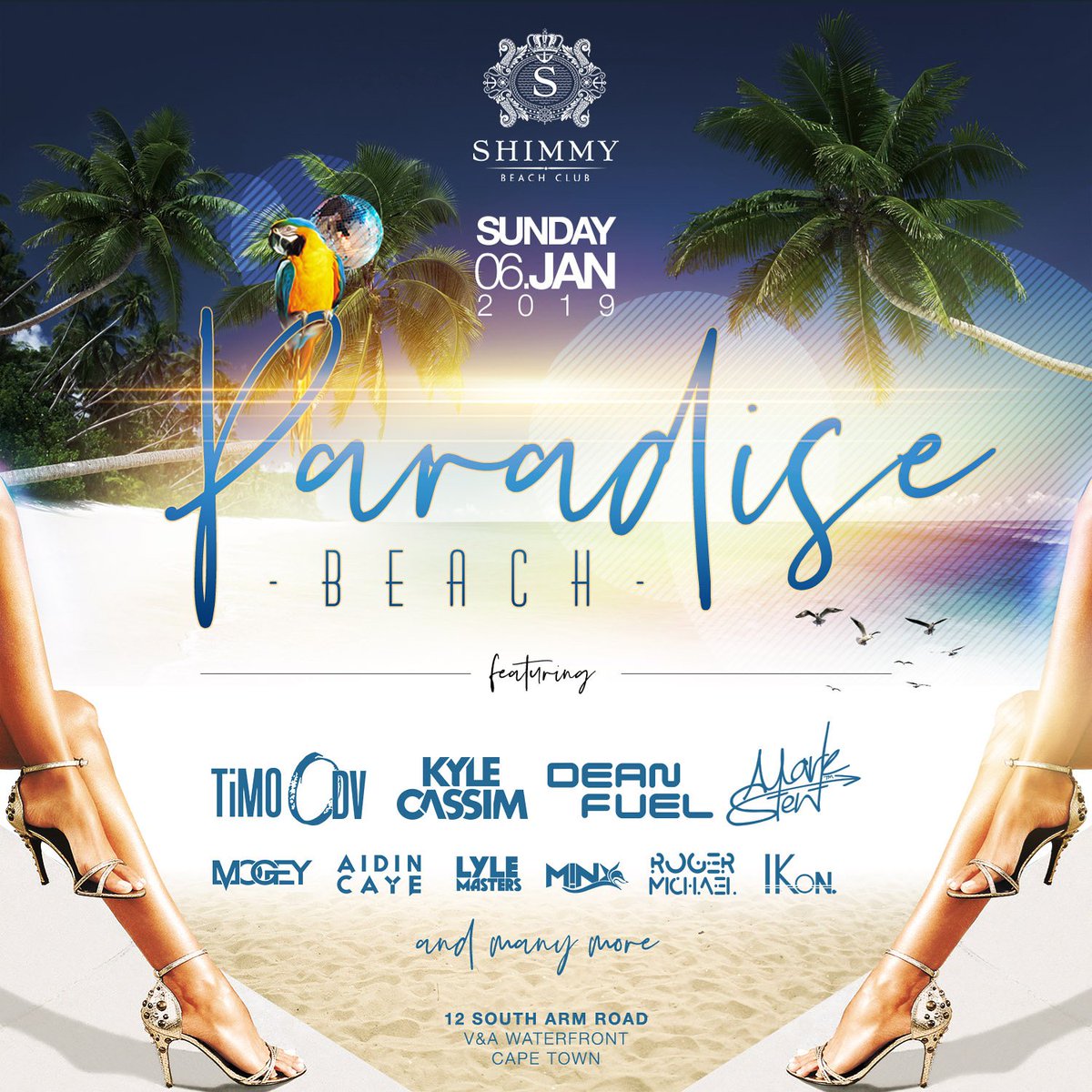 OpenEntertain's tweet image. #paradisebeach at @ShimmyBeach, Sun 6 Jan ft. @TiMOODV, @kylecassim, @DeanFUEL, @markstentdj &amp;amp; more! For more info click here: facebook.com/events/2947255…