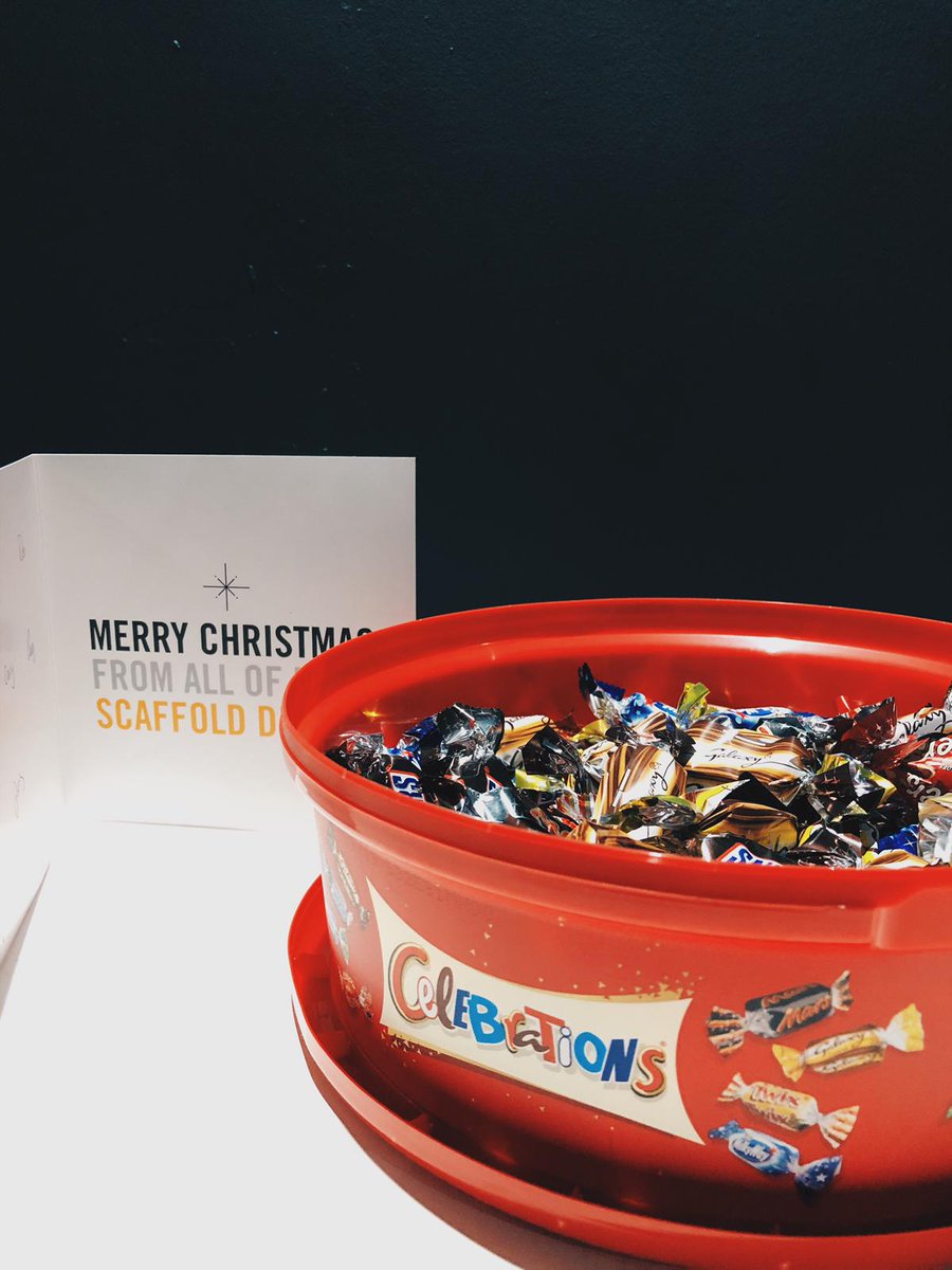 Thank you <a href="/ScaffoldDigital/">scaffold.digital</a> for the yummy treats! (Day 2 and somehow there are still some Malteaser Teasers!) 😁 Merry Christmas!