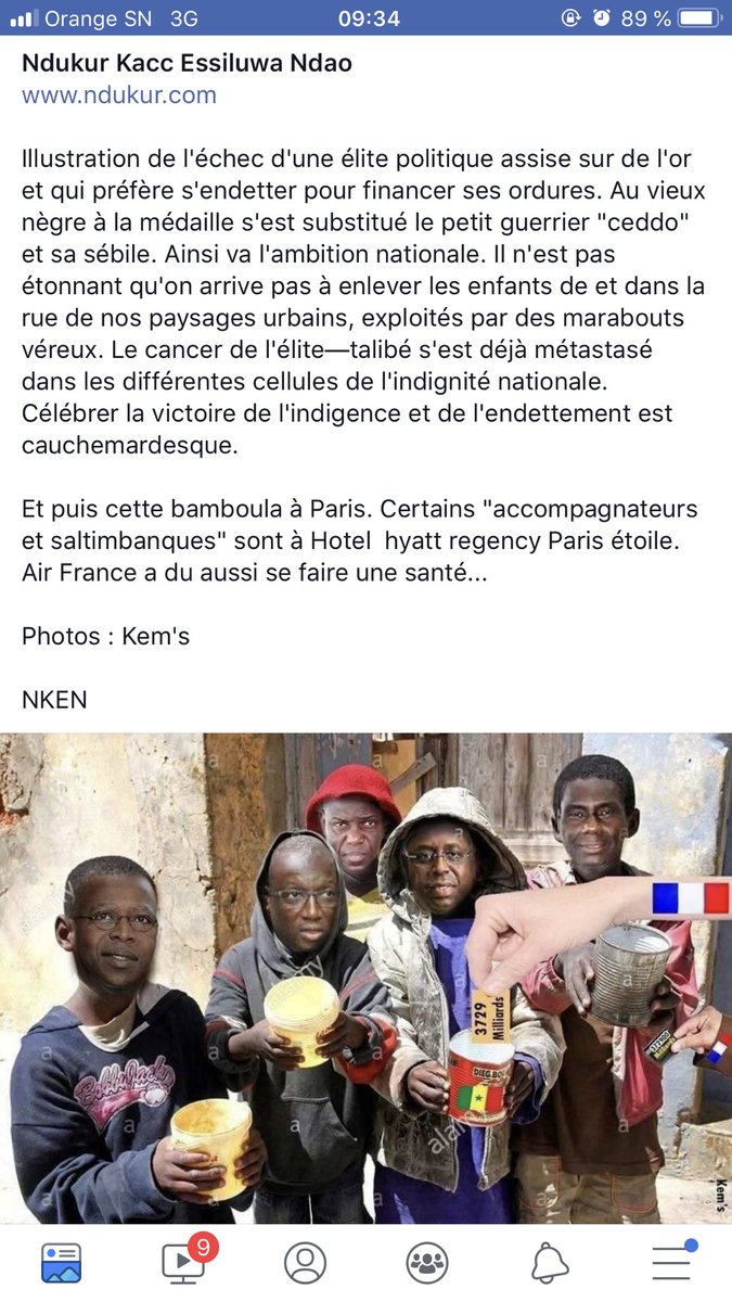 senegal___'s tweet photo. 😂 Vu sur #Facebook 👉🏼LE PETIT #GUERRIER ET LA #SEBILE 
Ndukur Kacc Essiluwa Ndao #Kebetu #Senegal #Pse #Paris #France 

#Photo: #KemsNKEN https://t.co/d8yki4DlmI