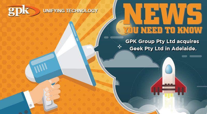 GPKUnifyingTech's tweet photo. GPK Group acquires Geek IT to provide customers national coverage and expanded solution portfolio. @GPKUnifyingTech an Australian Managed Service Provider (MSP), announced that Geek Pty Ltd, a South Australian MSP has been acquired https://t.co/Z0Q63k64nm #Acquisitions #ITNews https://t.co/kfi1nLCqqB