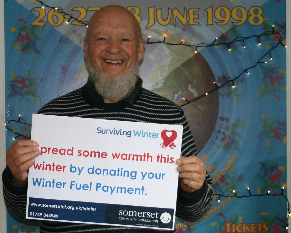 “I am so pleased that there are so many people who can transfer their Winter Fuel allowance to people who need it.” - Michael Eavis, Glastonbury Festival. We're delighted Michael is supporting #SurvivingWinter again this year! Read the full story here: bit.ly/2QEjZr3