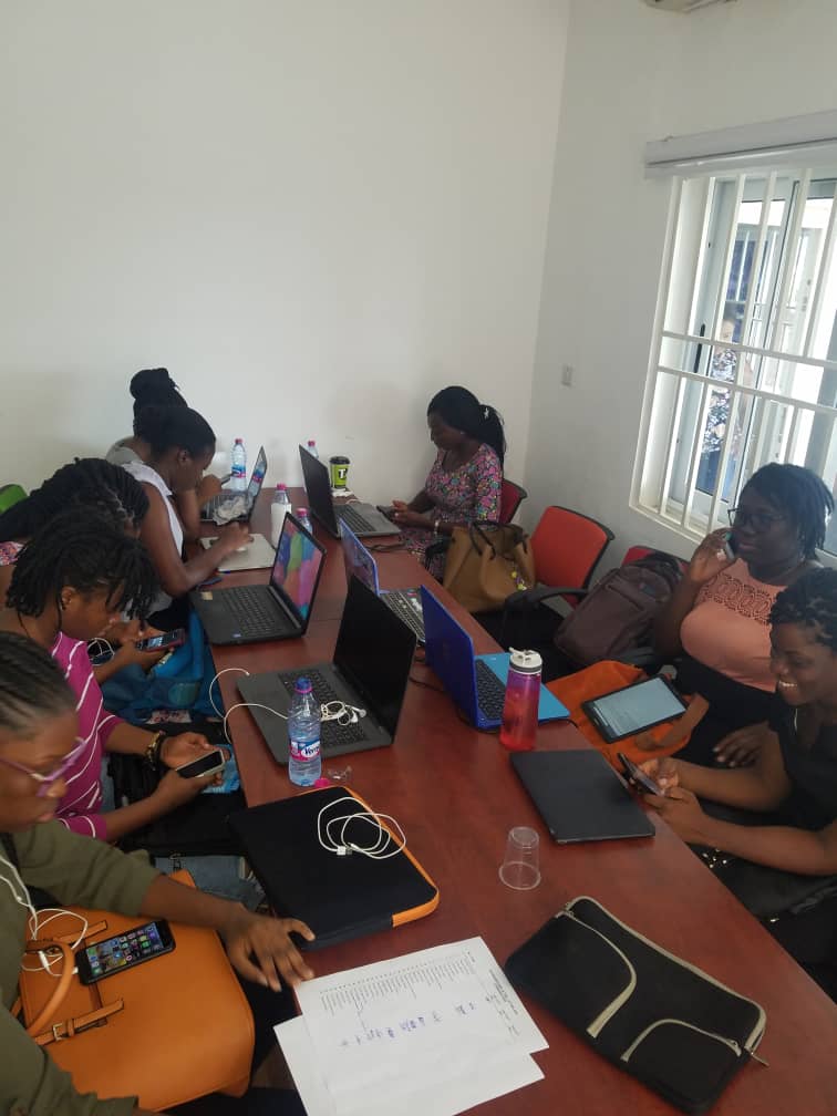 PythonGhana's tweet image. Super excited that the second edition of #SpeakPython bootcamp with @devinvogue is off with a cracking start! Thanks to all the organisers, trainers, partners, and above all participants. #SpeakPython2018 #PythonGhana #LetASisterKnow #WomenInSTEM #GirlsInSTEM