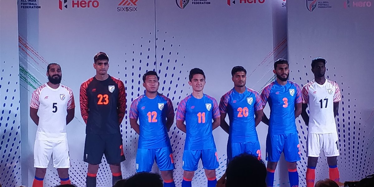 indian football team new jersey 2019
