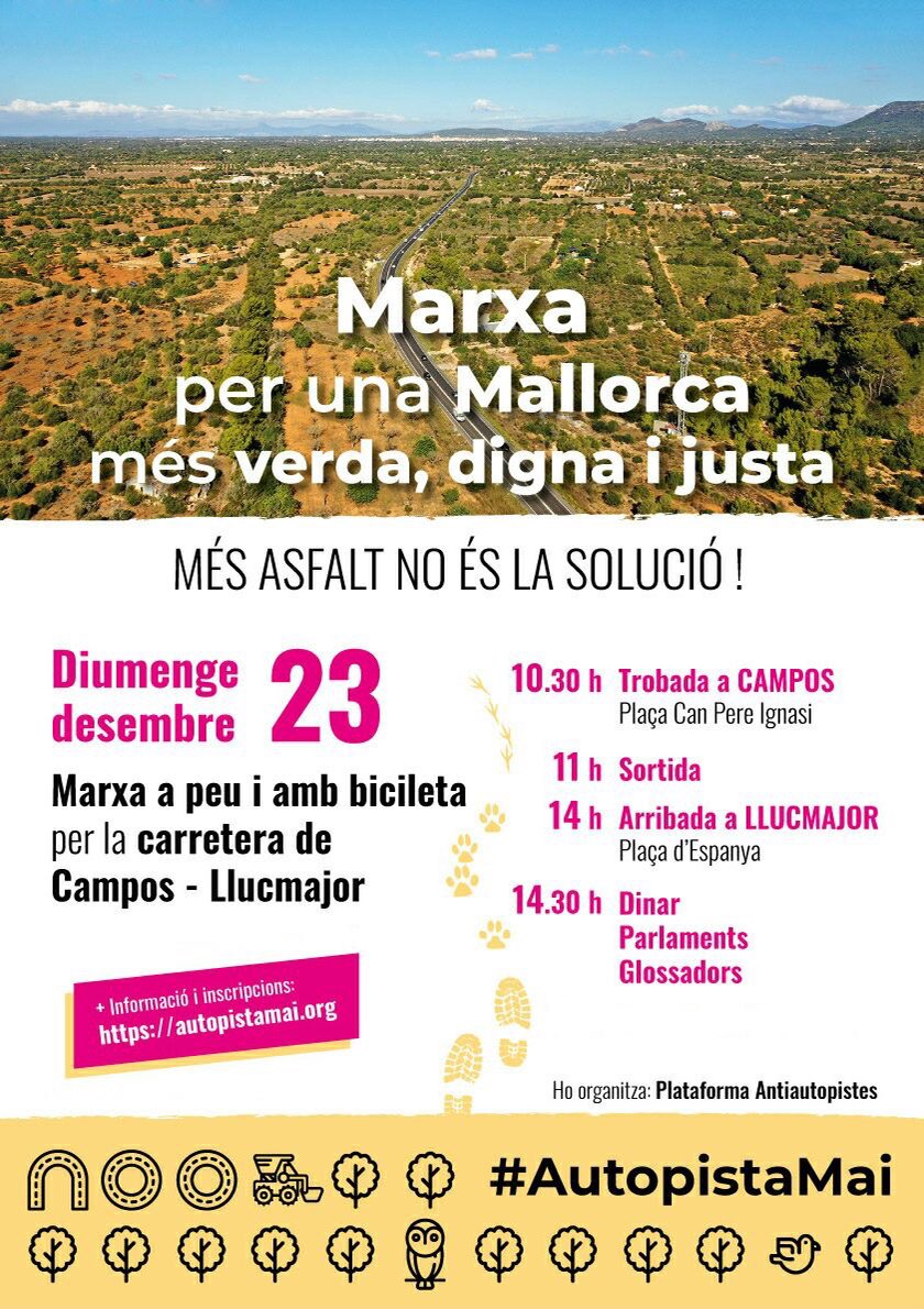 S'ha demostrat que allò de «la carretera de la mort» fou una campanya per convèncer a l'opinió pública de la necessitat de seguir amb l'autopista de Llevant #MarxaPerMallorca