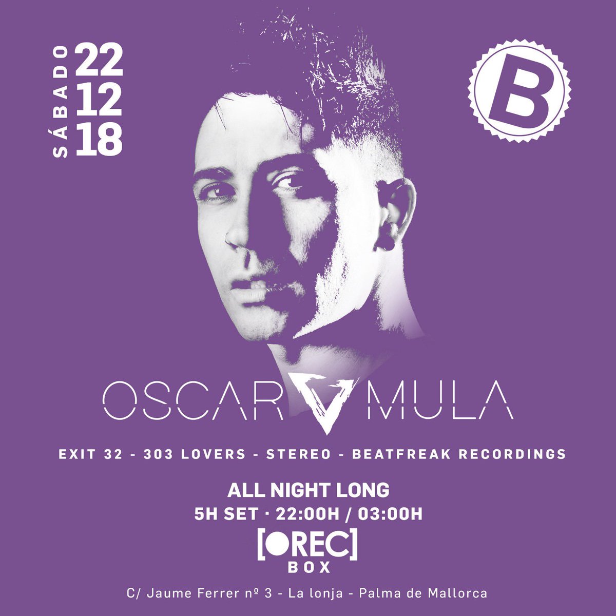 Este Sábado 22 de Diciembre "El Barbero" y 5 horas de set [🔴] REC Box !!! #clubbing #groove #allnightlong #techno #housemusic #deephouse #groovy #recbox #nightclub #oscarmula #beats