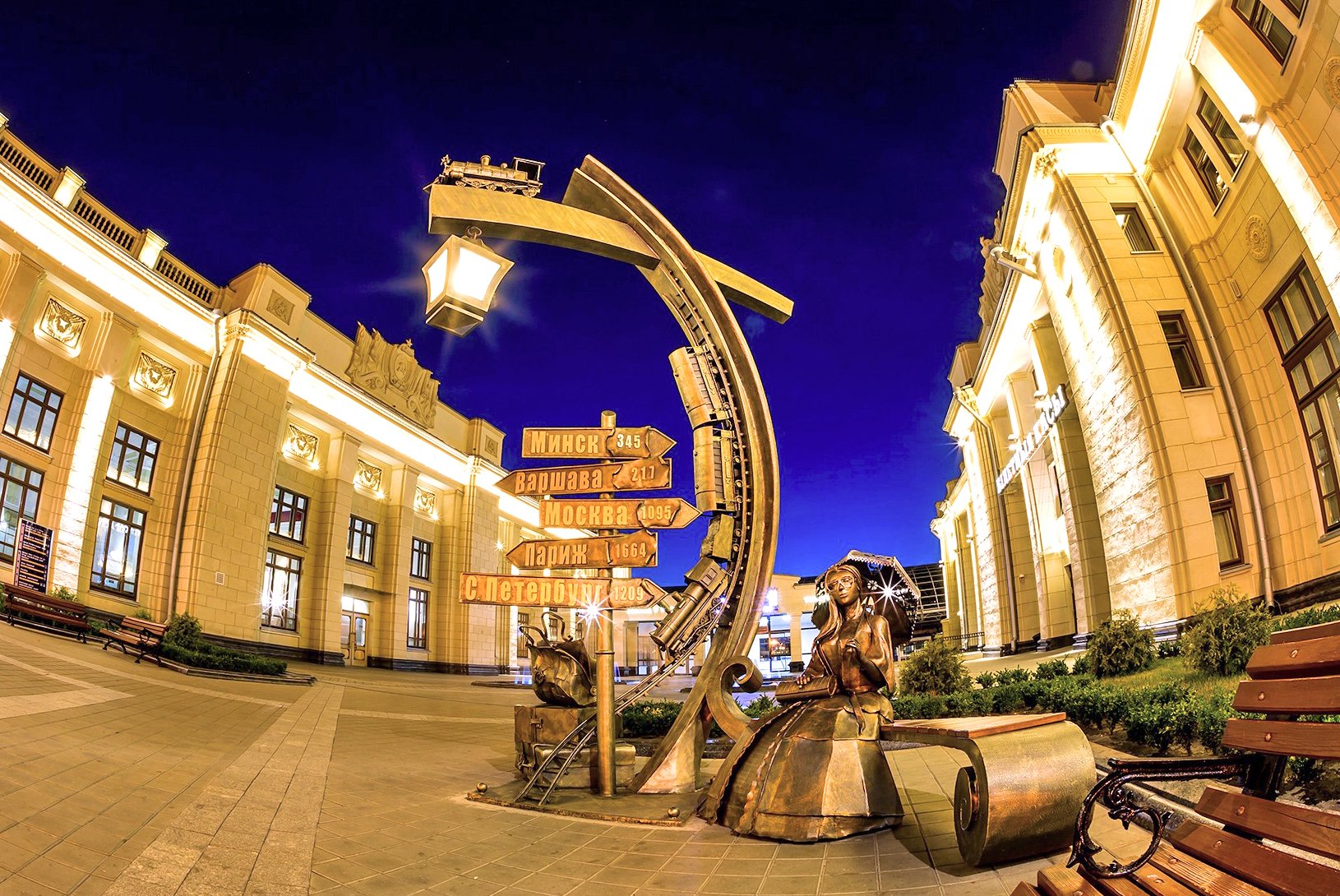 Красивые картинки бреста, ночью