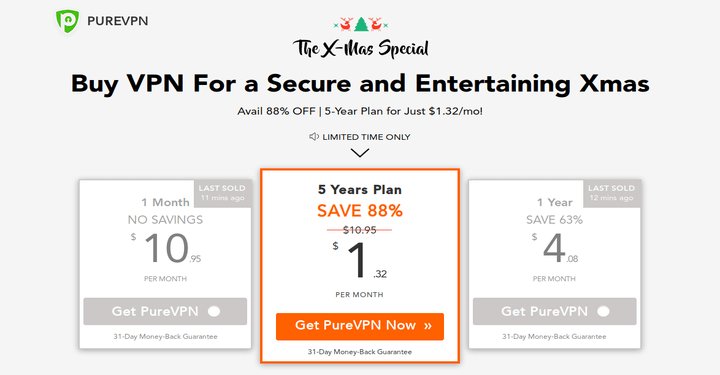 RT tecmint: Get 5-Year #PureVPN For a Secure and Entertaining #Christmas at 88% OFF https://www.fossmint.com/get-purevpn-plan/ … via tecmint #Deals #vpn #linux