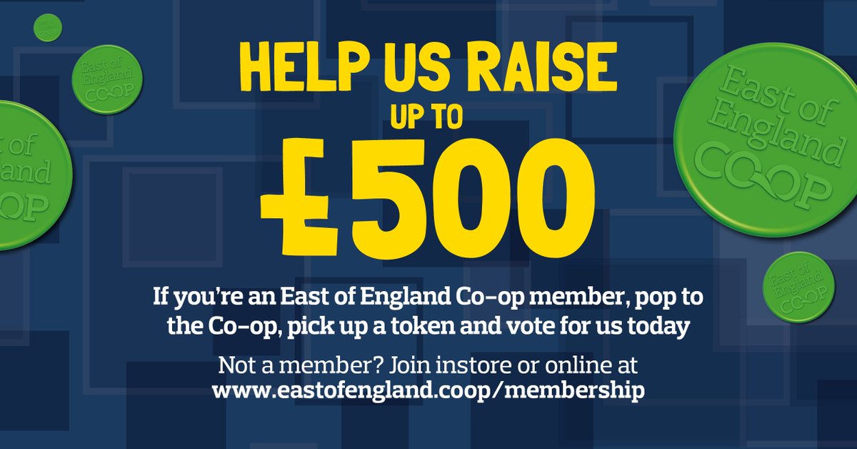 gorlestonpav's tweet photo. Thrilled that we are part of @EoECoop token scheme for the next 3 months! Pop a token into our box at Gorleston (Mag estate) and Caister (Bersford Rd) stores next time you’re shopping there to help us raise vital funds #cooptokens https://t.co/Ub07RWTolB