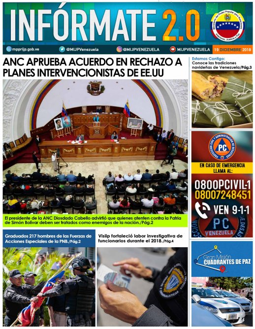 #19Dic | #Infórmate2.0 nuestro periódico digital con las noticias más relevantes en materia de seguridad y prevención. bit.ly/2rN4v5r