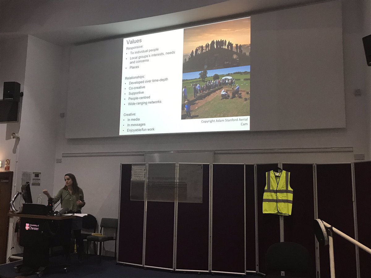 Sharing best practices in public archaeology! Case studies from Wales 🏴󠁧󠁢󠁷󠁬󠁳󠁿! Thank you Seren! #tag405 @DevaTag2018 #culturalheritage #archaeologyforall #publicarchaeology #walesintheheartofarchaeology