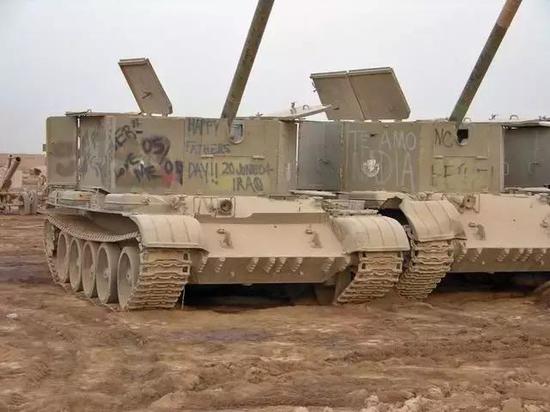 Mssn65 On Twitter なお イラクに輸出された56式は イラク現地での改造により59式戦車のシャーシに搭載されて自走迫撃砲化されているのが報告されている