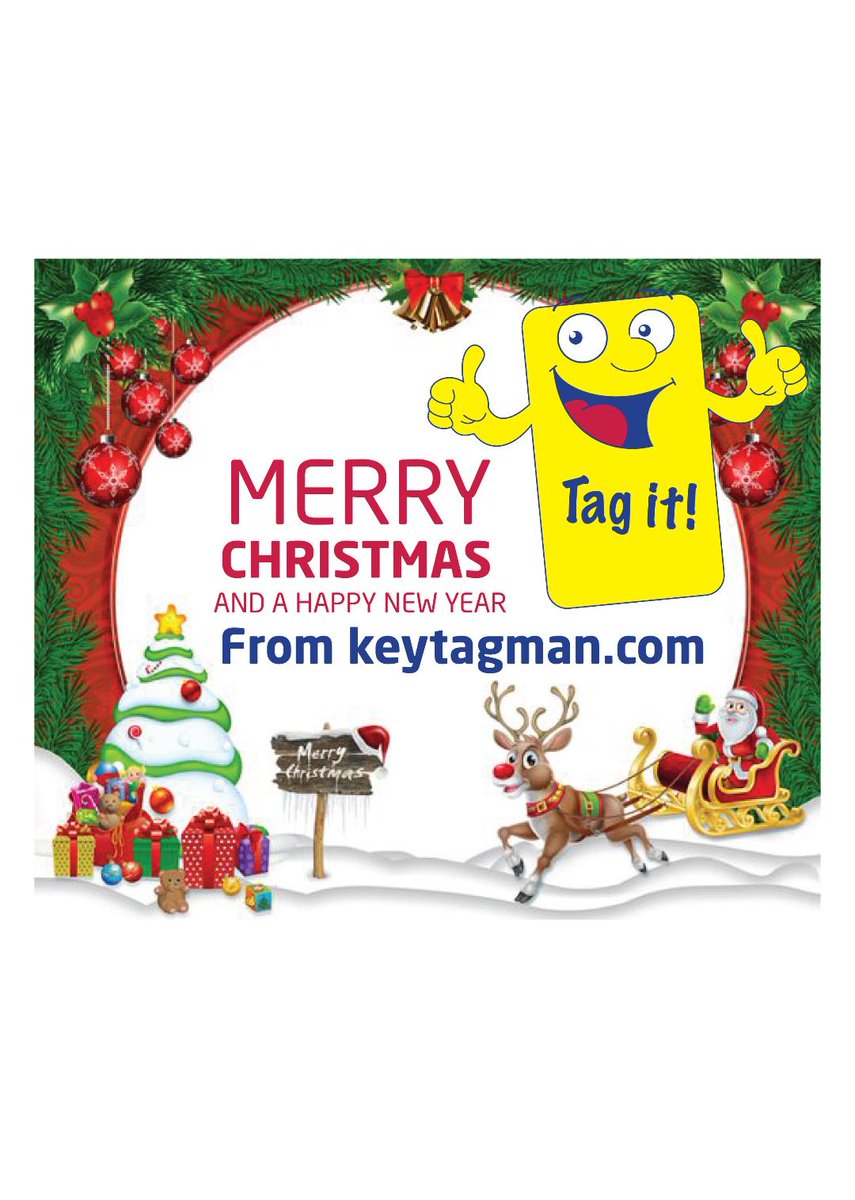 keytagman's tweet photo. Christmas wishes from the keytagman team. https://t.co/FGbPk5utLw