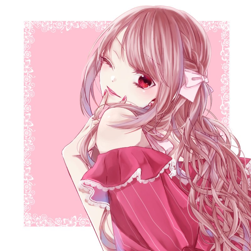 かわいい アイコン ピンク 女の子 イラスト Blogsongoimgjp