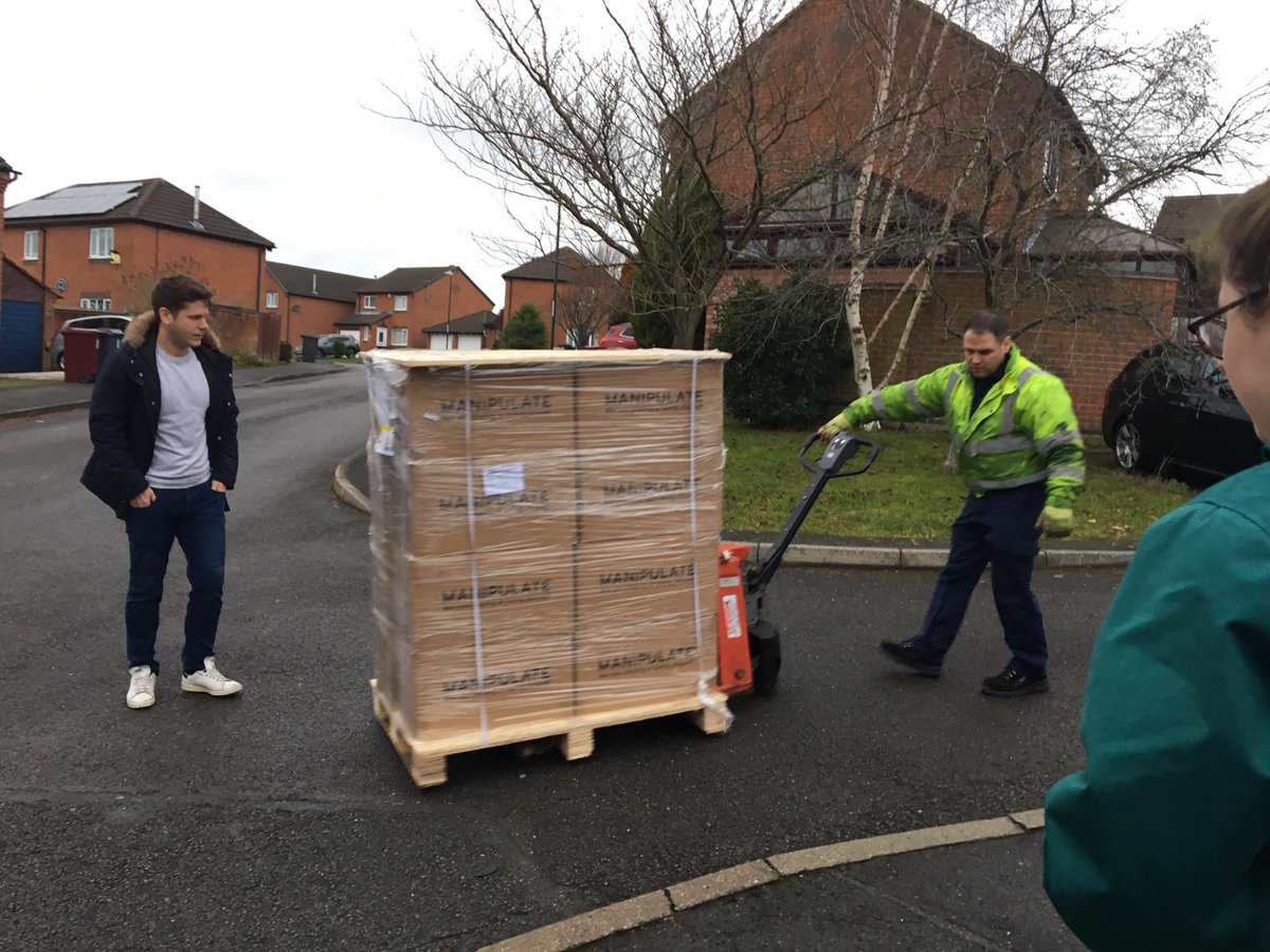 ManipulateGame's tweet image. Ladies and Gentlemen. The lunchbox has landed. 1000 copies of Manipulate. All orders packaged up, labelled and being distributed this week #manipulate #kickstarter #boardgamegeek #boardgame #tabletopgame