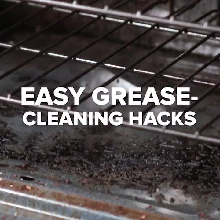 Ohubbcom's tweet image. Grease be gone with these easy cleaning hacks 🙏