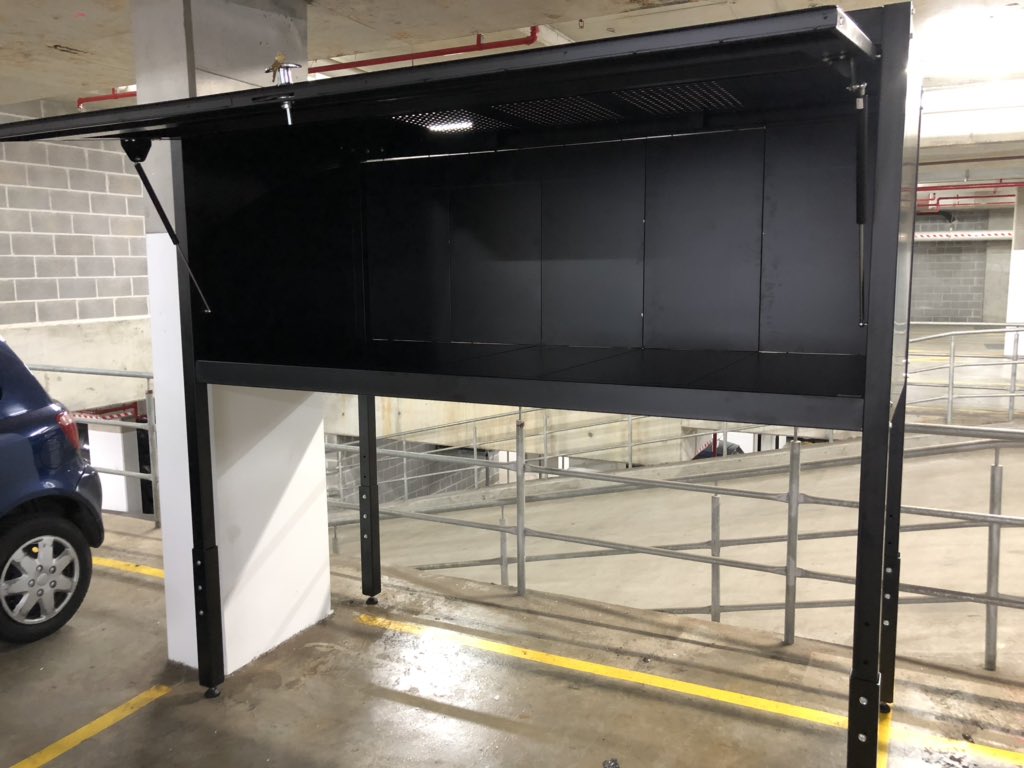 storebayaust's tweet photo. A recent supply &amp; Installation of the BigMaxi 2.7m3 specified in Black. 
Only a few left, get in quick !
1300379580 #sydneybuilders #sydneyrealestate #strata https://t.co/0H5nDLDYyE