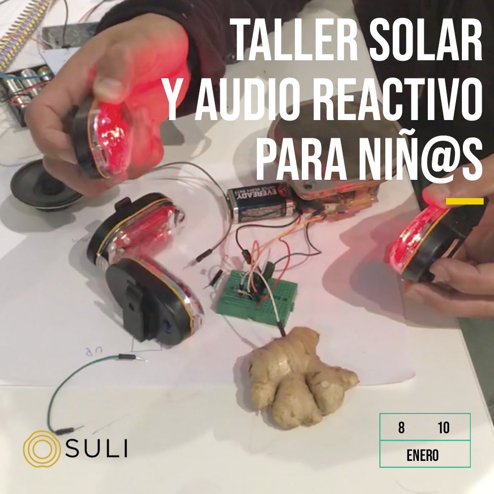 ENERO: Taller de energía solar para niños en dos sesiones 👉🏼 Para más info escríbenos a info@sulilab.com