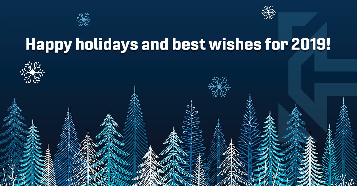 Best wishes for a happy holiday season from team Hoppmann! We are looking back at a very successful year and would like to thank you for your continued support and partnership. We look forward to working with you in 2019!