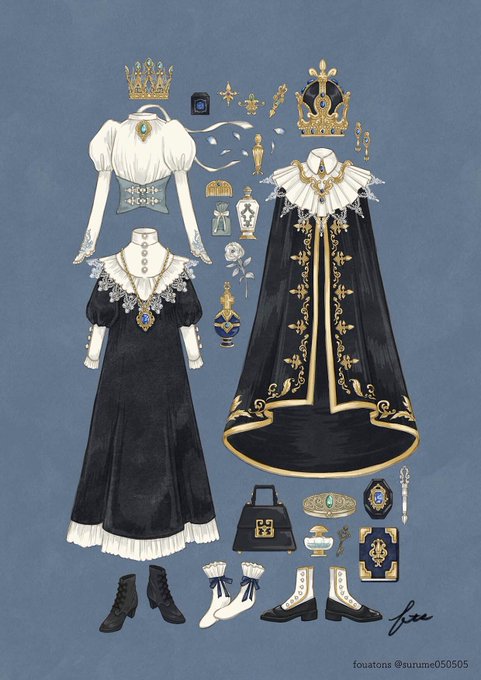 「王冠 ドレス」のTwitter画像/イラスト(古い順)｜3ページ目