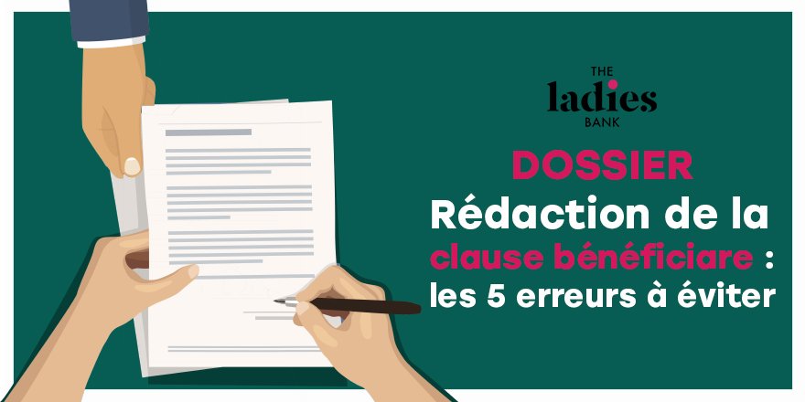 Ladies_Bank's tweet photo. Erreur n°2 : rester vague
Erreur n°4 : ne pas prévoir plusieurs rangs.
… Ça vous dit qq chose ? Non, on ne parle pas de choisir vos enfants d’honneur mais bien de clause bénéficiaire d’ #AssuranceVie 🙃#LadiesBank fait le point https://t.co/VD0ZhgqkrL #transmission #patrimoine https://t.co/ptnPHzRpcM