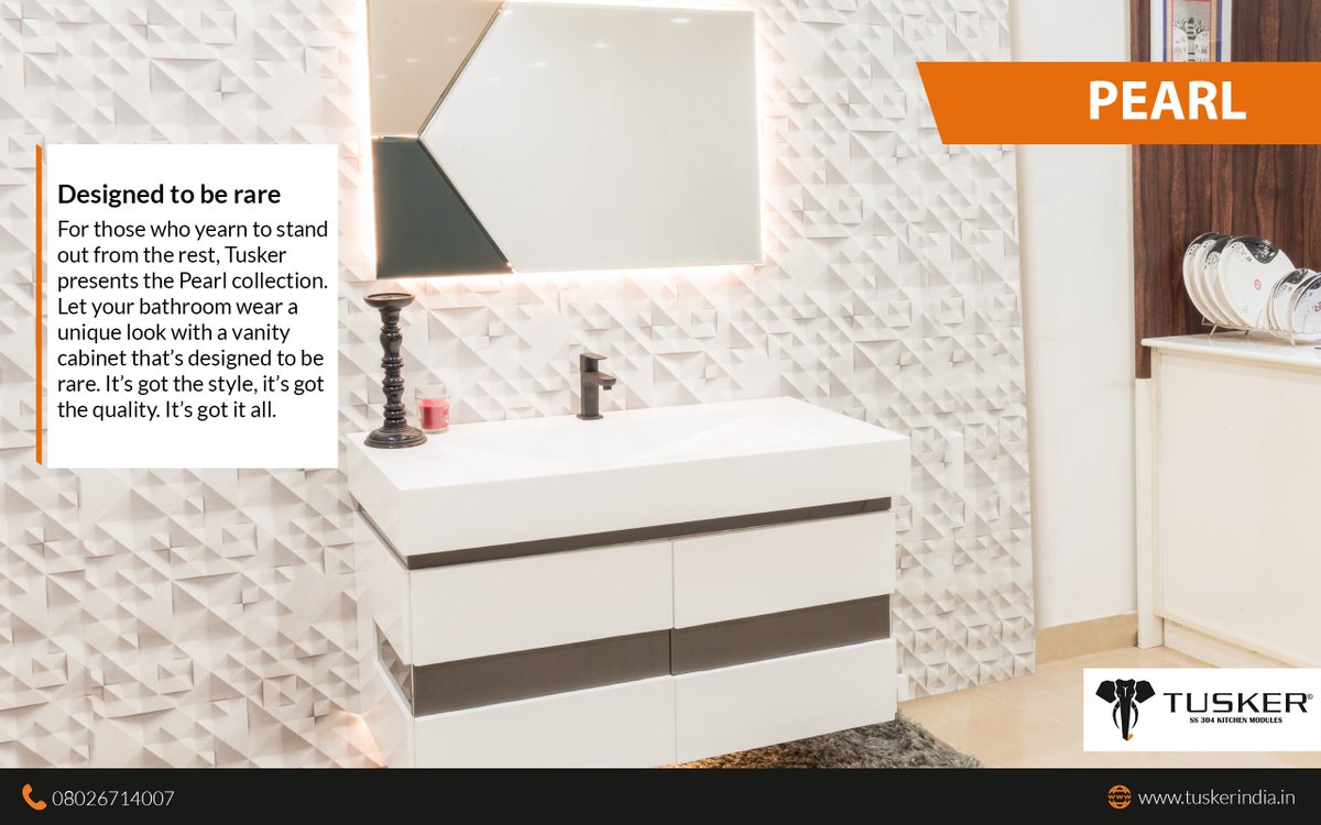 Tuskerindia's tweet image. Designed to be rare.
Introducing state of the art vanity cabinets from Tusker.
#tusker, #tuskerindia, #vanitycabinets, #vanity, #cabinetry, #stainlesssteel, #art, @Tuskerindia , #house,