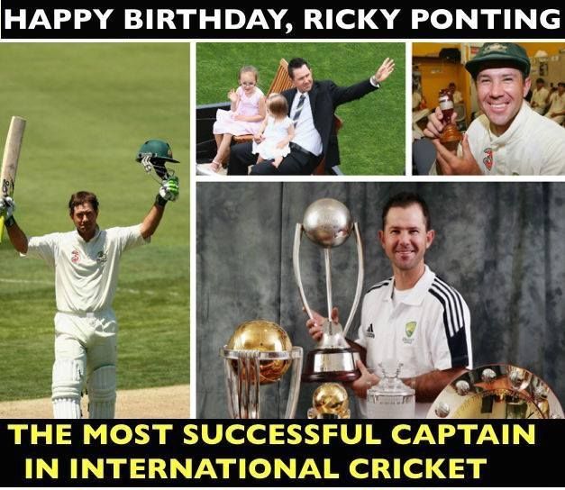 Happy Birthday, Ricky Ponting  