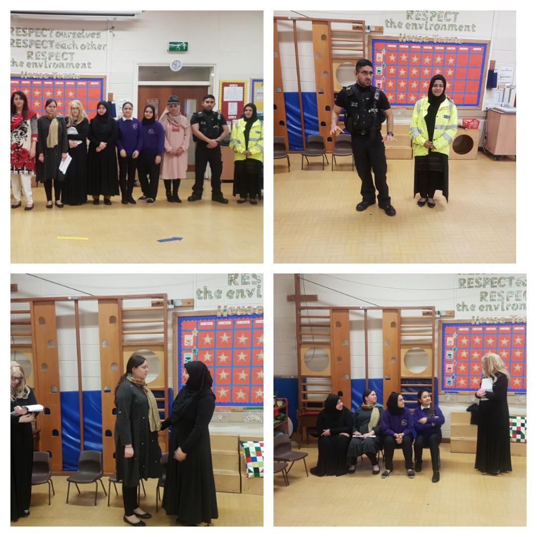 CHAI_Project's tweet photo. The @HortonMill CHAI ladies school performance today "Safety First" a fantastic performance in front of school children & staff raising awareness about #InternetSafety. Fab acting, well done amazing ladies❤ #cyberSafety #Cyberbullying #onlinegaming #StaySafeOnline #theatre https://t.co/0ldpZfeIjw