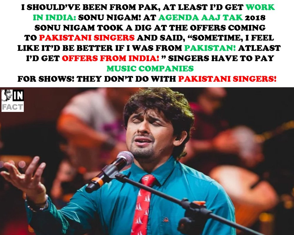 In_Fact99's tweet photo. Sonu have some point!
#India @SonunigamsingH #fact #Infact https://t.co/UkGM0kSVtQ