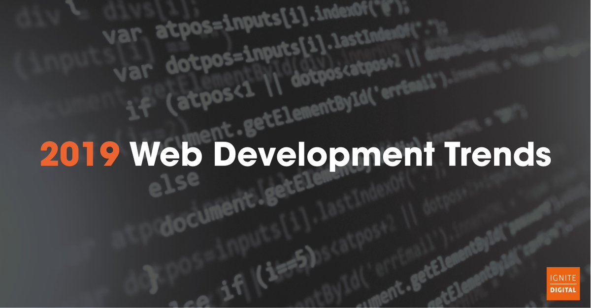 IgniteDigitalHQ's tweet photo. From voice search optimisation and progressive #WebApps to the use of #AI for #cybersecurity... Here is a list of web development trends we are most excited about in 2019! https://t.co/mspkd4H2rF 
#FrontEnd #BackEnd #WebDevelopment #LondonDevelopers https://t.co/v37Xyrp1lU