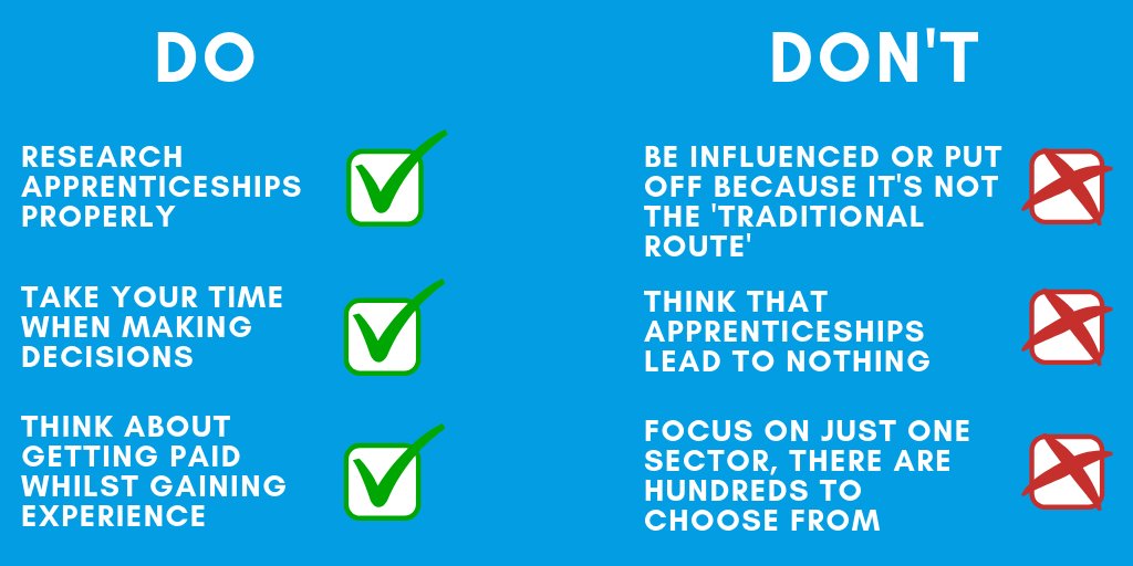 A few tips from us, to you 🎁  #Apprenticeships