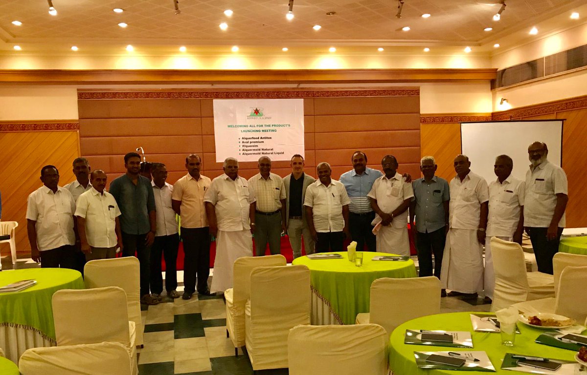 Biovet_'s tweet image. Product launch event in India, organized by Biovet S.A and its distributors  in Tamil Nadulun

biovet-alquermes.com/en/2018/12/19/…
#biovet #preservatives #mycotoxinbinder #poultry #india