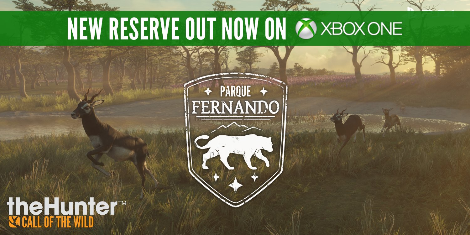 Thehuntercotw Parque Fernando Xbox Release Hello Hunters Today Marks The Release Of Parque Fernando On Xbox And It Will Start Rolling Out On Ps4 Tomorrow Thursday Read More About The Thehuntercotw Parque Fernando Xbox Release Hello Hunters Today Marks The Release Of Parque Fernando On Xbox And It Will Start Rolling Out On Ps4 Tomorrow Thursday Read More About The