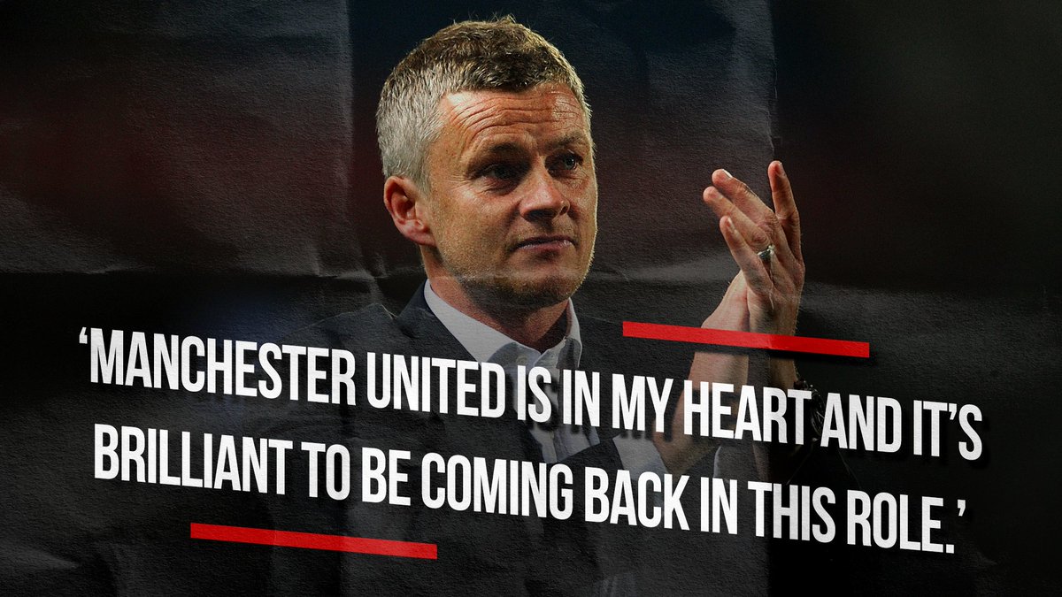 Join us in welcoming Ole back to #MUFC!
