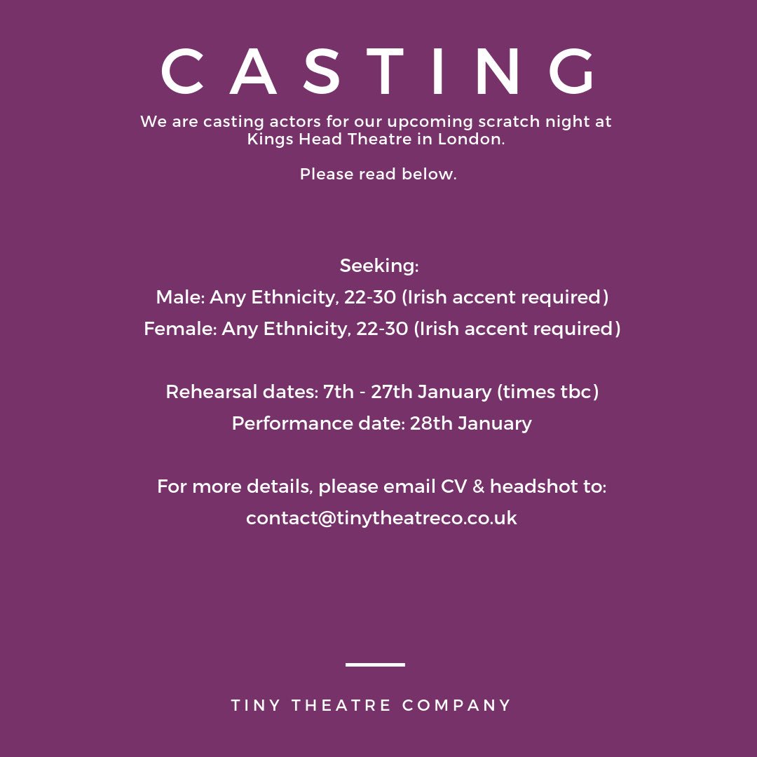 📢 PLS RT! 📢

#actor #irishactor #londoncasting #auditionlondon #audition #ovconnect