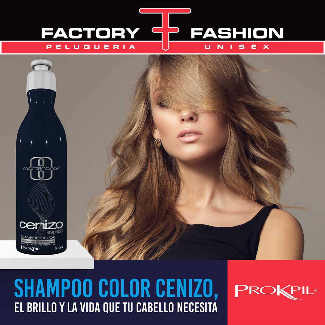 FactoryFashionP's tweet photo. Para conservar el color cenizo de tu cabello, cada que lo lavas, te recomendamos utilizar Shampoo Color Cenizo de Prokpil, que lo cuida y no deja que se vaya el color que tanto amas. ¡Atrévete a probarlo te encantará! Aquiérelo ya en cualquiera de Nuestras Sucursales. https://t.co/u5SHEC6irE