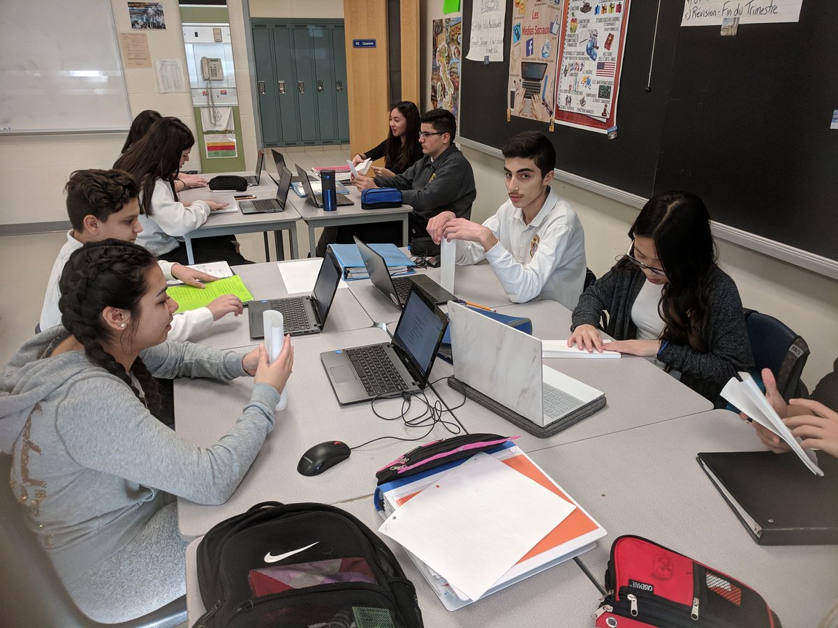 Mme_DiBenz's tweet photo. It's that time of year...#exams #FSF1D students beginning exam prep... https://t.co/05YEN7XUEi